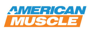 A link to the American Muscle performance auto parts and accessories website.